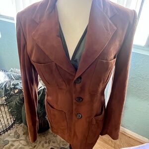 Ralph Lauren Purple Label suede jacket.